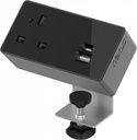 Desktop Power Module 1X 240V UK Socket, 100W Usb-C, 27W Usb-A Black ...